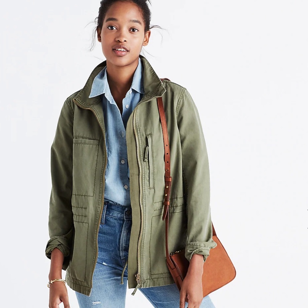 Madewell Fleet Jacket Utility Army Green